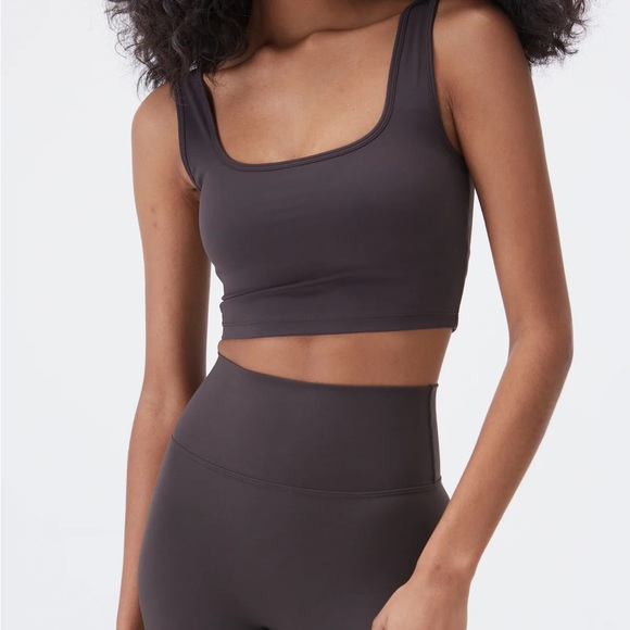 NWT Adanola Square Neck Bra - Coffee Bean - S - Picture 2 of 6